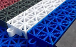Image des lignes de jeu intégrées des dalles flexplay prostep